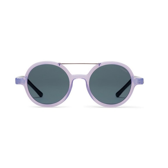 Anthropologie Accessories - Komono sunglasses NEW round Vivien Violet purple Black